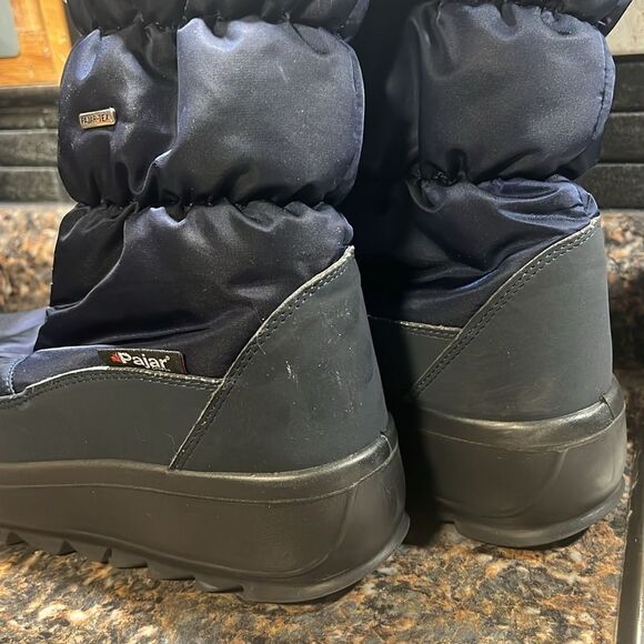 Pajar Canada "Toboggan 2.0" Tall Nylon Boots dark blue size 8.5 - Picture 8 of 16